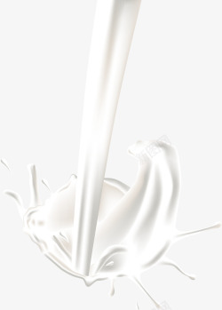 牛奶滴喷溅素材