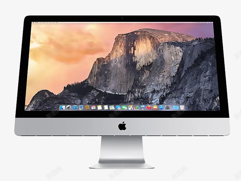 苹果iMacpng免抠素材_88icon https://88icon.com 产品实物 显示器 苹果iMac 苹果一体机 苹果屏幕 银色苹果一体机