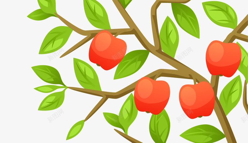 红色苹果树png免抠素材_88icon https://88icon.com Q版苹果树 免抠PNG 卡通 植物 童趣 红色 苹果树 装饰图案