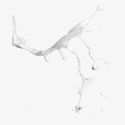 喷溅的牛奶素材