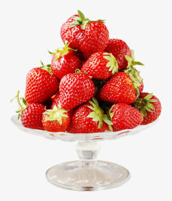夏季新鲜红色水果草莓素材