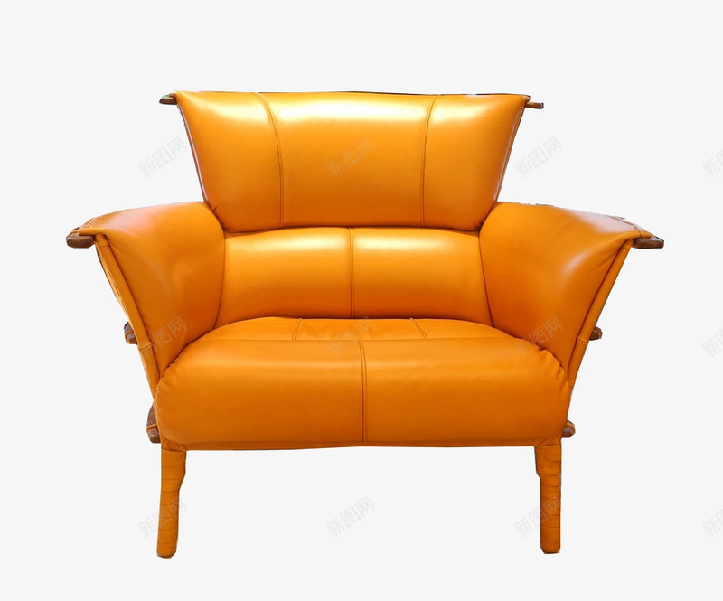 黄色的沙发png免抠素材_88icon https://88icon.com PNG 光晕 沙发 黄色