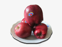 矢量贡品红彤彤的大苹果高清图片