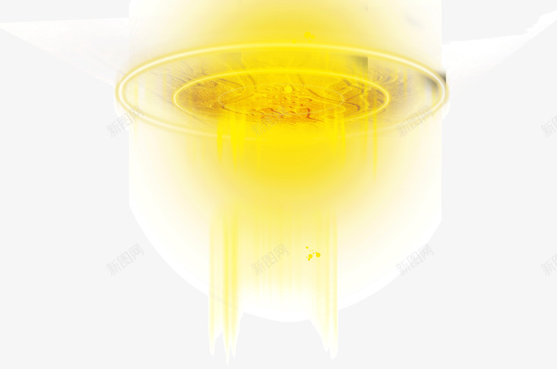 绚烂光晕png免抠素材_88icon https://88icon.com 光晕 鲜艳 黄色