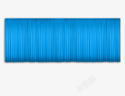 蓝色舞台幕布布舞台帷幕高清图片