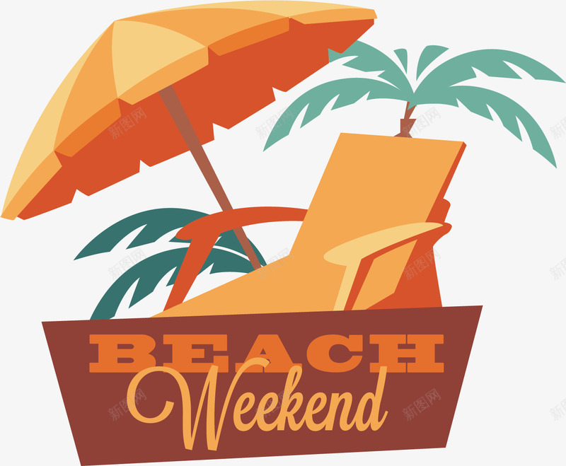 夏日风情乘凉矢量图ai免抠素材_88icon https://88icon.com 乘凉 夏季 潮流 矢量图