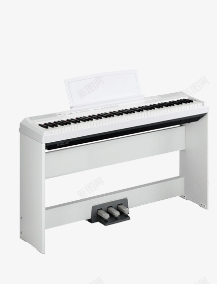 白色钢琴png免抠素材_88icon https://88icon.com 舞台 钢琴键 音乐 黑白