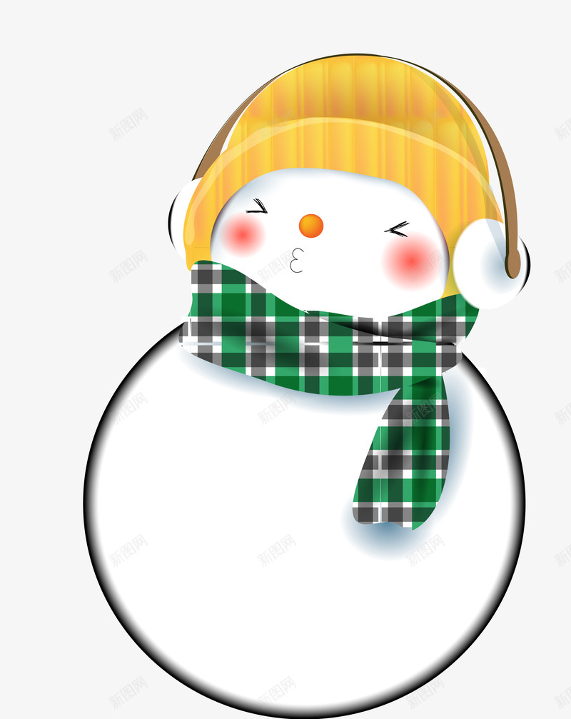 白色接吻微笑雪人png免抠素材_88icon https://88icon.com 冬天 冬季 卡通雪人 可爱雪人 堆雪人 白色雪人 装饰图案