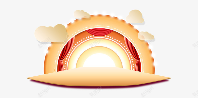 灰黄色舞台灯光效果元素png免抠素材_88icon https://88icon.com 元素 效果 灯光 灯光效果 灯光舞台 灰黄色 舞台 舞台灯光