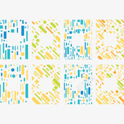 彩色酷炫背景装饰素材