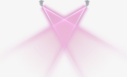 粉色舞台灯光海报素材