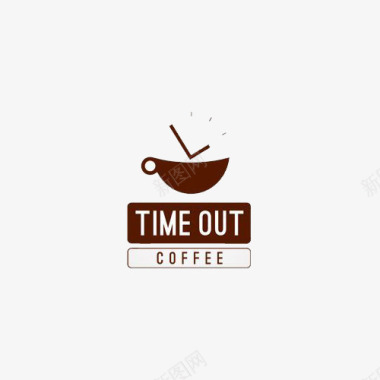 褐色咖啡杯样式店铺图标图标