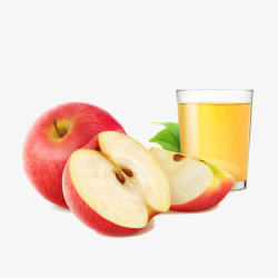 苹果果汁素材