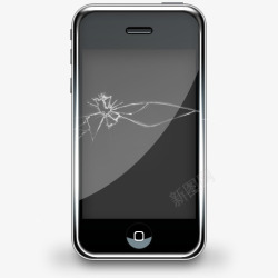 手机修理碎屏苹果手机高清图片