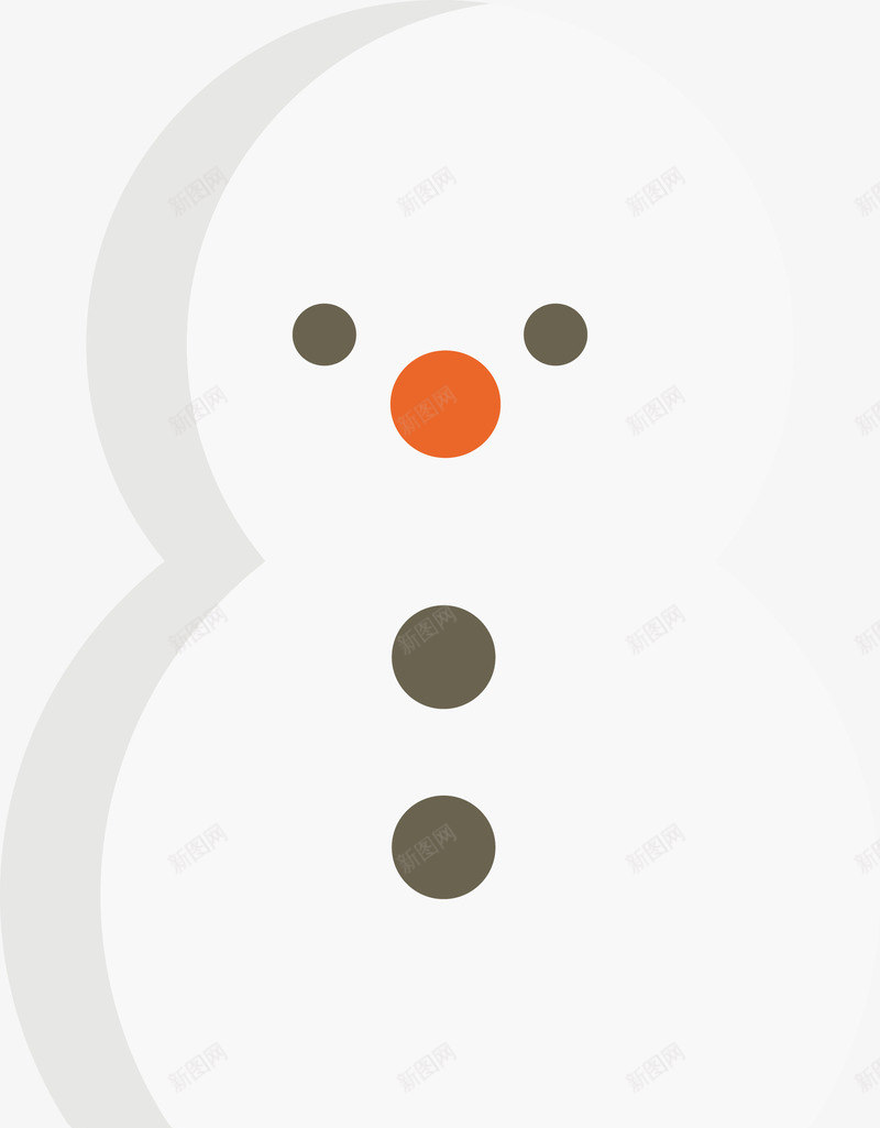 白色雪人png免抠素材_88icon https://88icon.com 冬天 冬季 堆雪人 寒冷 白色雪人 矢量雪人 雪人