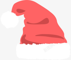 冬季红色节日圣诞帽素材
