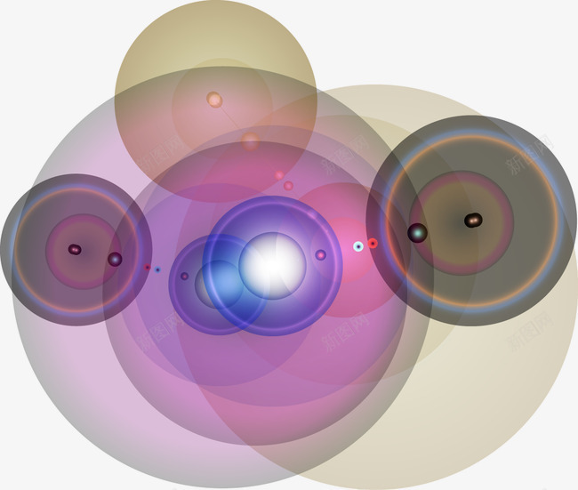 彩色光晕矢量图ai免抠素材_88icon https://88icon.com 光晕 彩色 矢量图