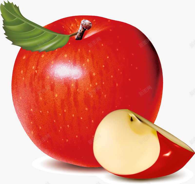 苹果水果淘宝食品psd免抠素材_88icon https://88icon.com 苹果水果淘宝素材食品