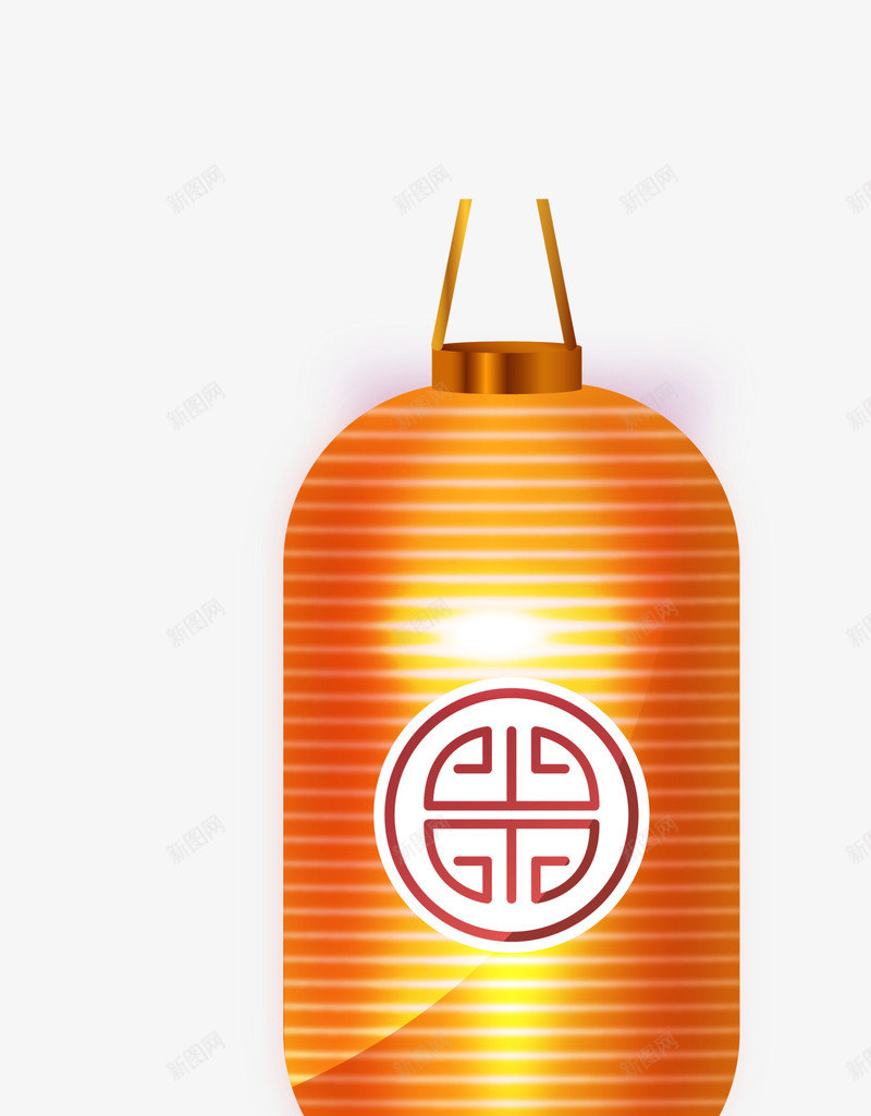 新年黄色灯笼挂饰png免抠素材_88icon https://88icon.com 中国风 新年灯笼 春节灯笼 灯笼挂饰 黄色光晕 黄色灯笼