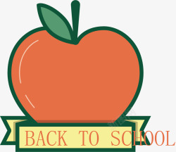 红色的大苹果矢量图素材