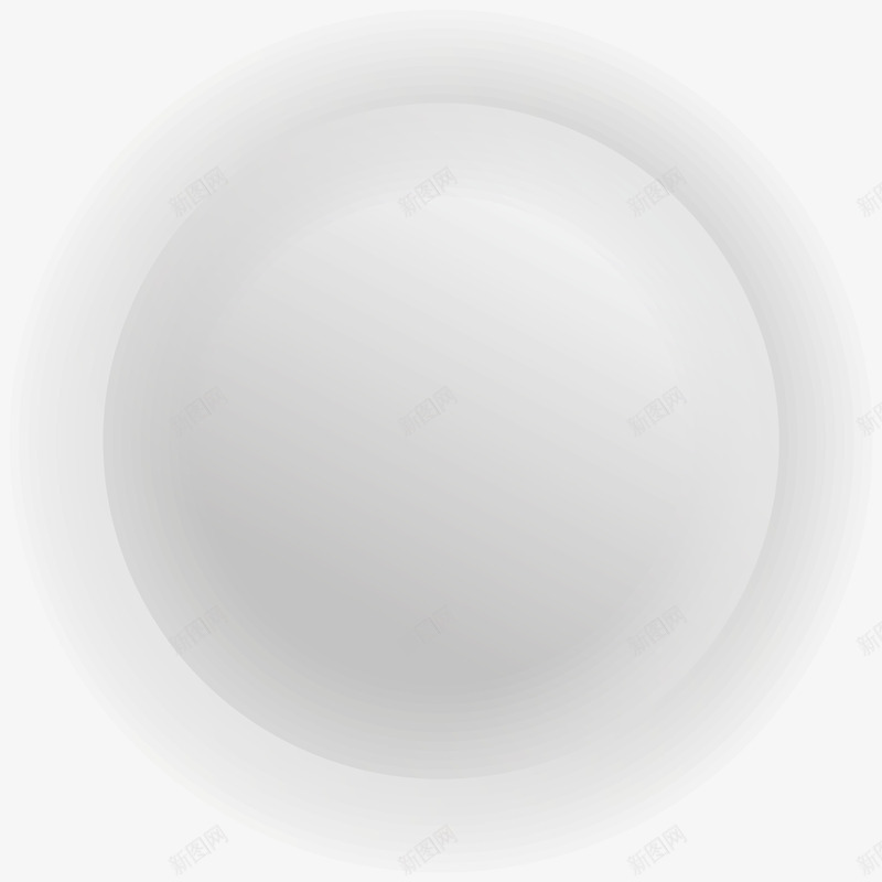 小清新白色圆球png免抠素材_88icon https://88icon.com 创意 小清新圆球 白色光晕 白色圆球 简约圆球 质感