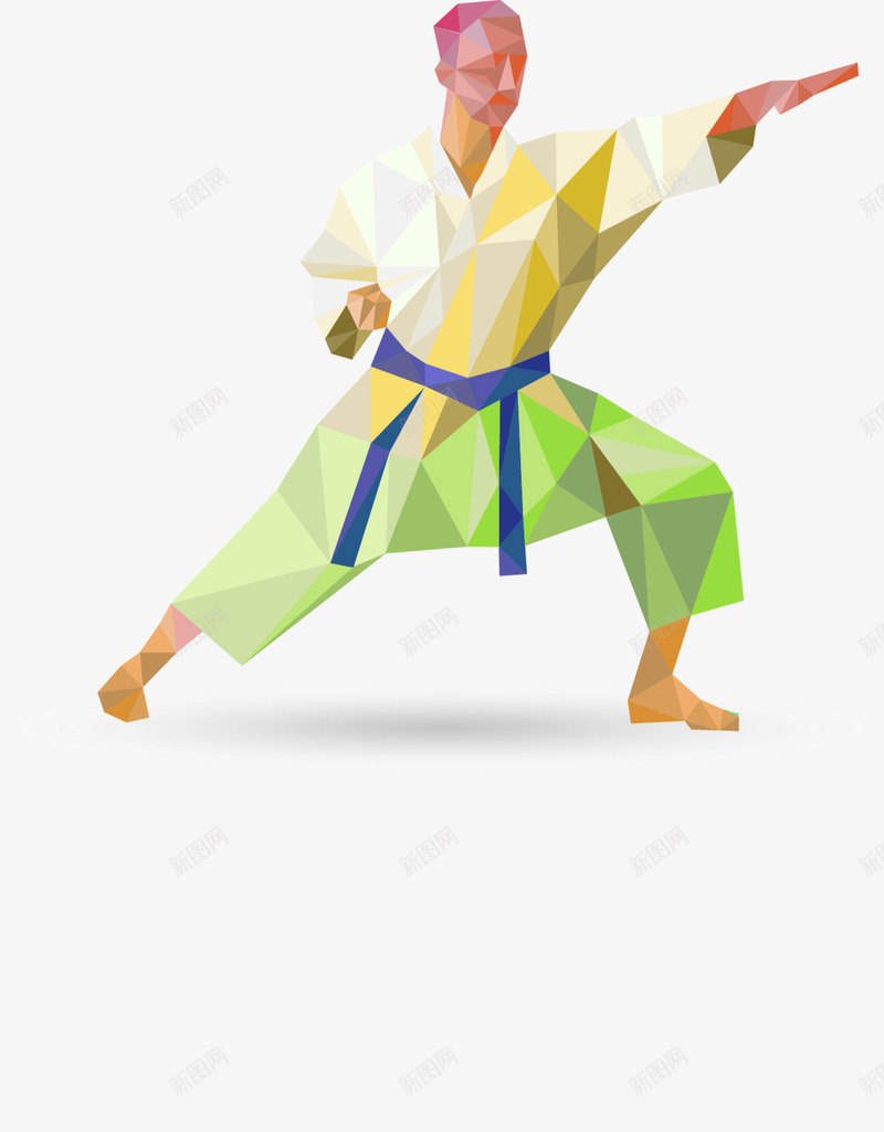 练习跆拳道的中年男人png免抠素材_88icon https://88icon.com 中年男人 出拳 武士 武术 练习跆拳道 色块男人