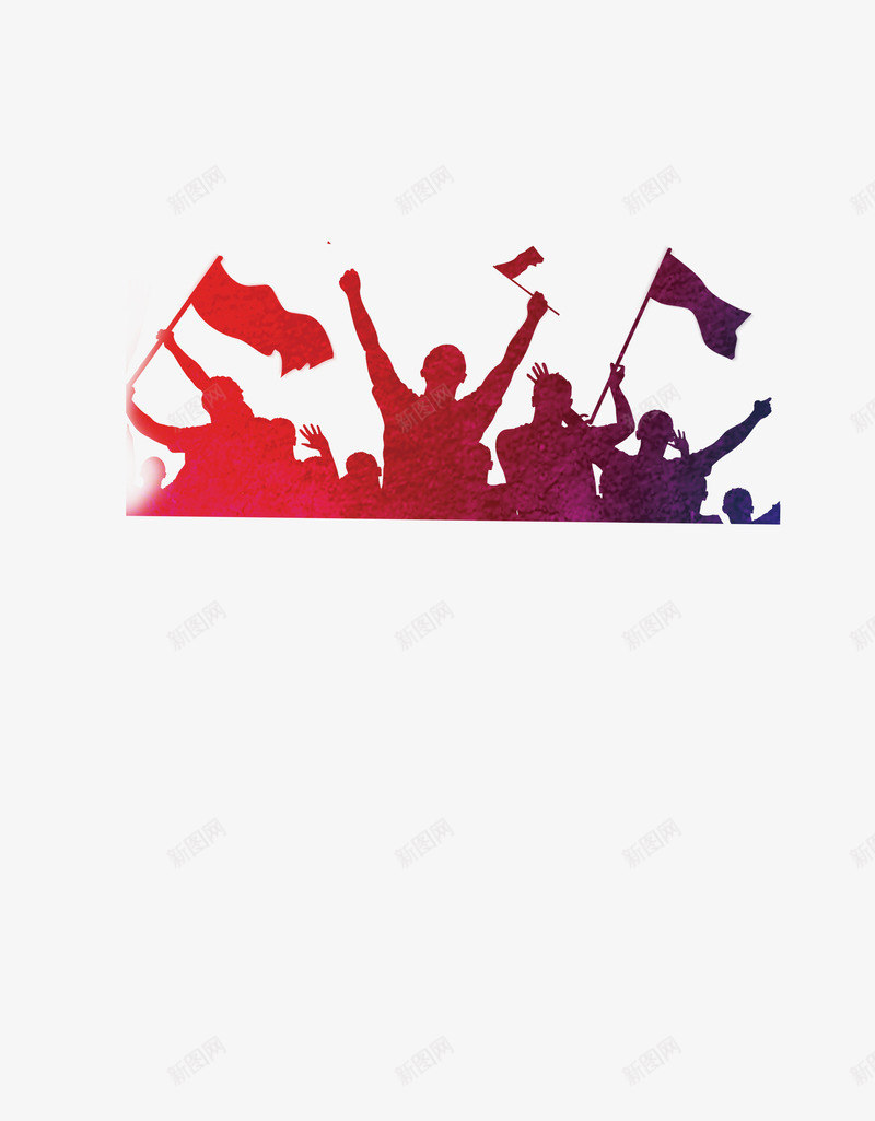 红色人群彩色块png免抠素材_88icon https://88icon.com 人群 免抠 彩色块 素材 红色