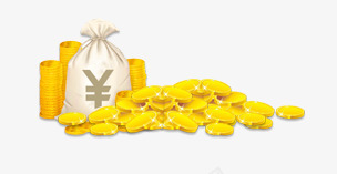 金币钱袋png免抠素材_88icon https://88icon.com 炫酷 金币 金色 钱袋