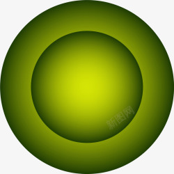 绿色圆圈光辉素材