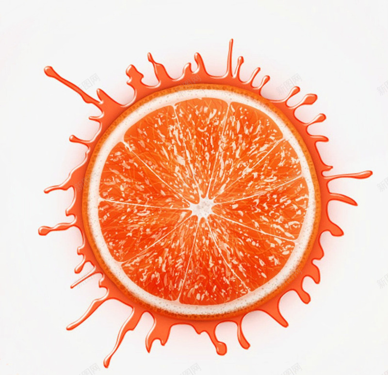 橙汁喷溅png免抠素材_88icon https://88icon.com PNG图形 PNG装饰 橙汁 水果 装饰 黄色