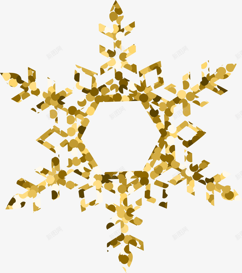 金色闪耀冬季雪花png免抠素材_88icon https://88icon.com 落雪 金色雪花 闪耀雪花 雪花片 飞雪