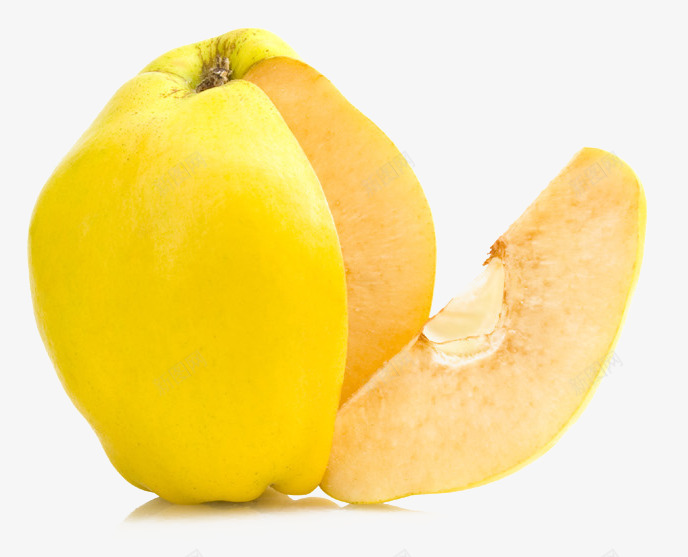 黄苹果图切开的水果png免抠素材_88icon https://88icon.com 切开的水果 叶子 黄苹果图