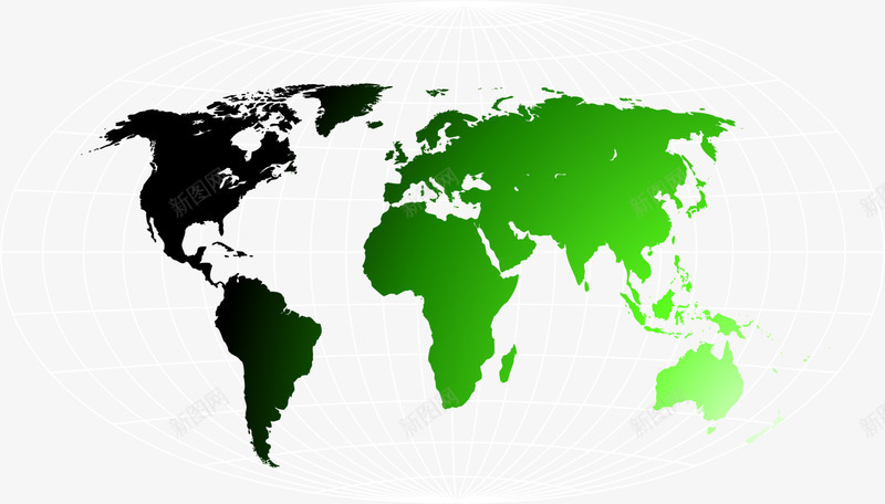 简约绿色地球大洲png免抠素材_88icon https://88icon.com 世界地图 地图 地球大洲 简约大洲 绿色光晕 绿色大洲