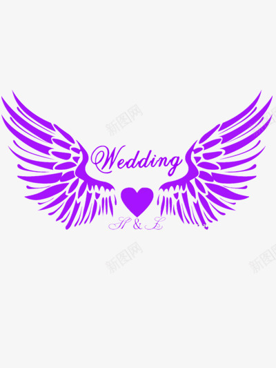 紫色翅膀png免抠素材_88icon https://88icon.com 天使的翅膀 爱心 紫色 翅膀图片 翅膀素材