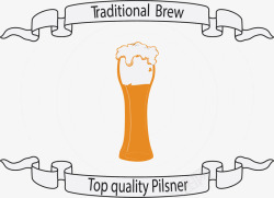 国外标签纽带比利时啤酒花矢量图图标高清图片