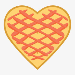 爱心饼干素材