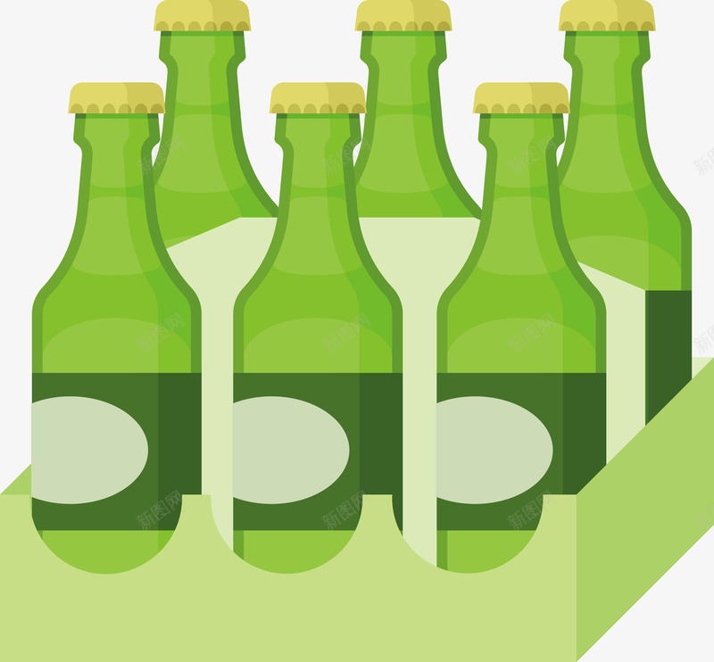 一箱绿色啤酒矢量图eps免抠素材_88icon https://88icon.com 一箱啤酒 供应啤酒 啤酒 啤酒PNG 矢量啤酒 矢量图 绿色 绿色啤酒