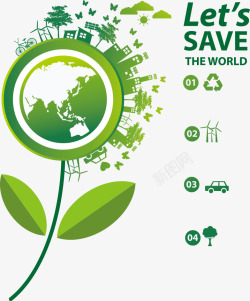 地球环保矢量图素材
