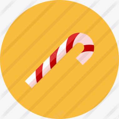 圣诞节日装饰糖果图标图标