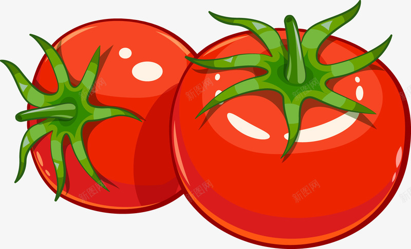 小番茄西红柿png免抠素材_88icon https://88icon.com eps 小番茄 番茄 蔬菜俯视 西红柿