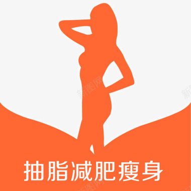 女性色斑减肥logo图标图标