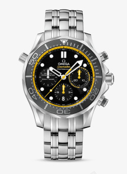 欧米茄黑色潜水表腕表手表男表素材