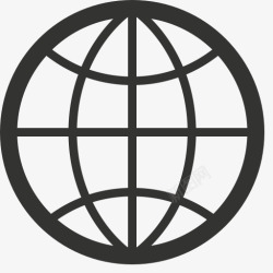 互联网浏览器浏览器地球全球互联网世界lin图标高清图片