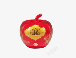 装饰品红苹果素材