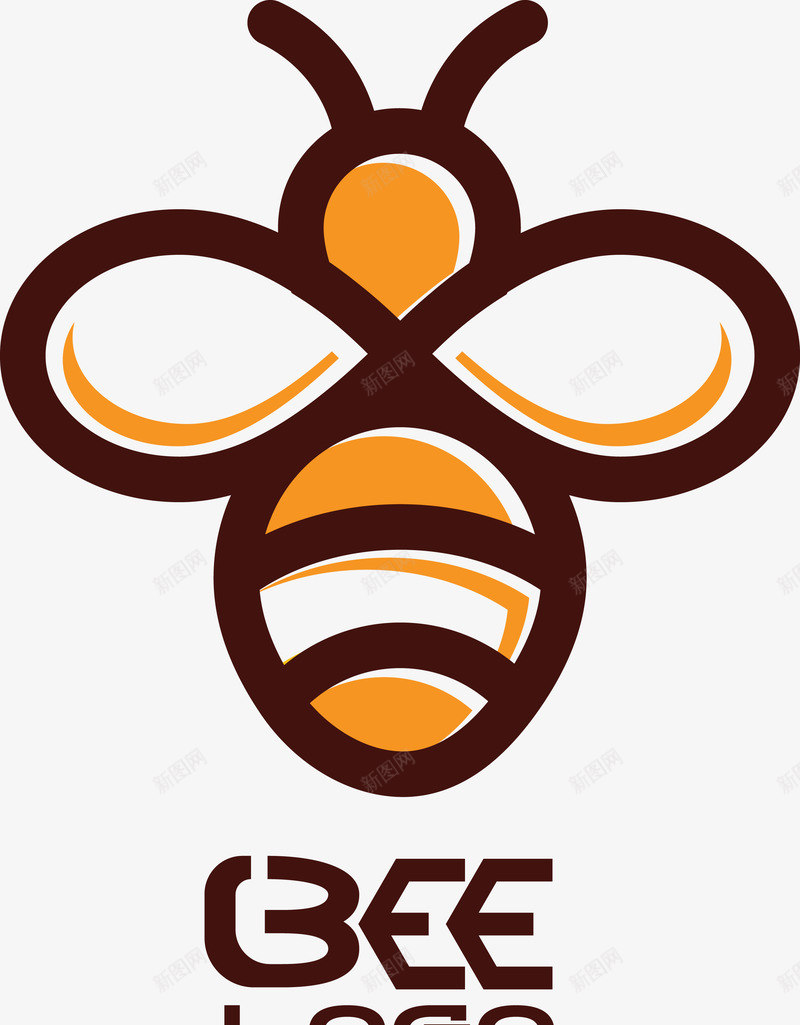 可爱蜜蜂矢量图eps免抠素材_88icon https://88icon.com 可爱 矢量图 翅膀 蜂类 蜜蜂 触角