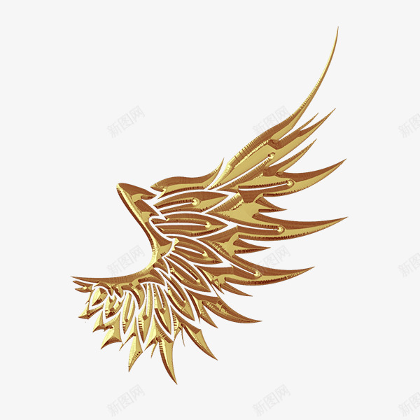 欧式金属翅膀png免抠素材_88icon https://88icon.com 欧式金属翅膀 翅膀 设计 金属翅膀 鎏金翅膀