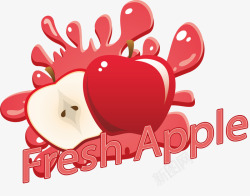 苹果水果海报背景素材