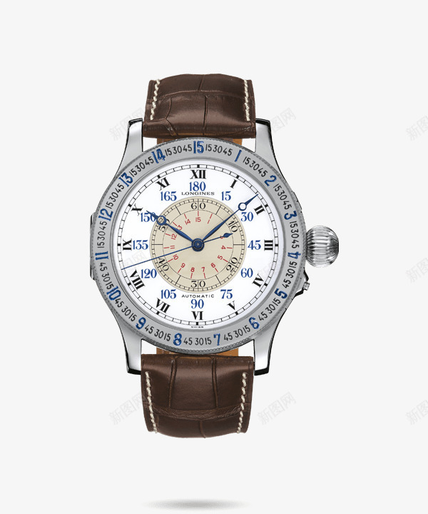 浪琴男表腕表棕色手表png免抠素材_88icon https://88icon.com LONGINES 产品实物 手表 机械表 浪琴 男表 腕表