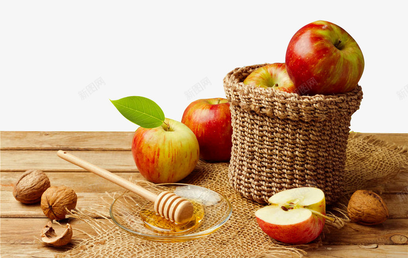 蜂蜜苹果png免抠素材_88icon https://88icon.com 一筐苹果 摘苹果 核桃 水果 苹果 苹果切片 苹果宣传 蜂蜜