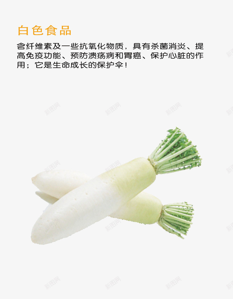 白萝卜白色食品白色蔬菜png免抠素材_88icon https://88icon.com 白色蔬菜 白色食品 白萝卜